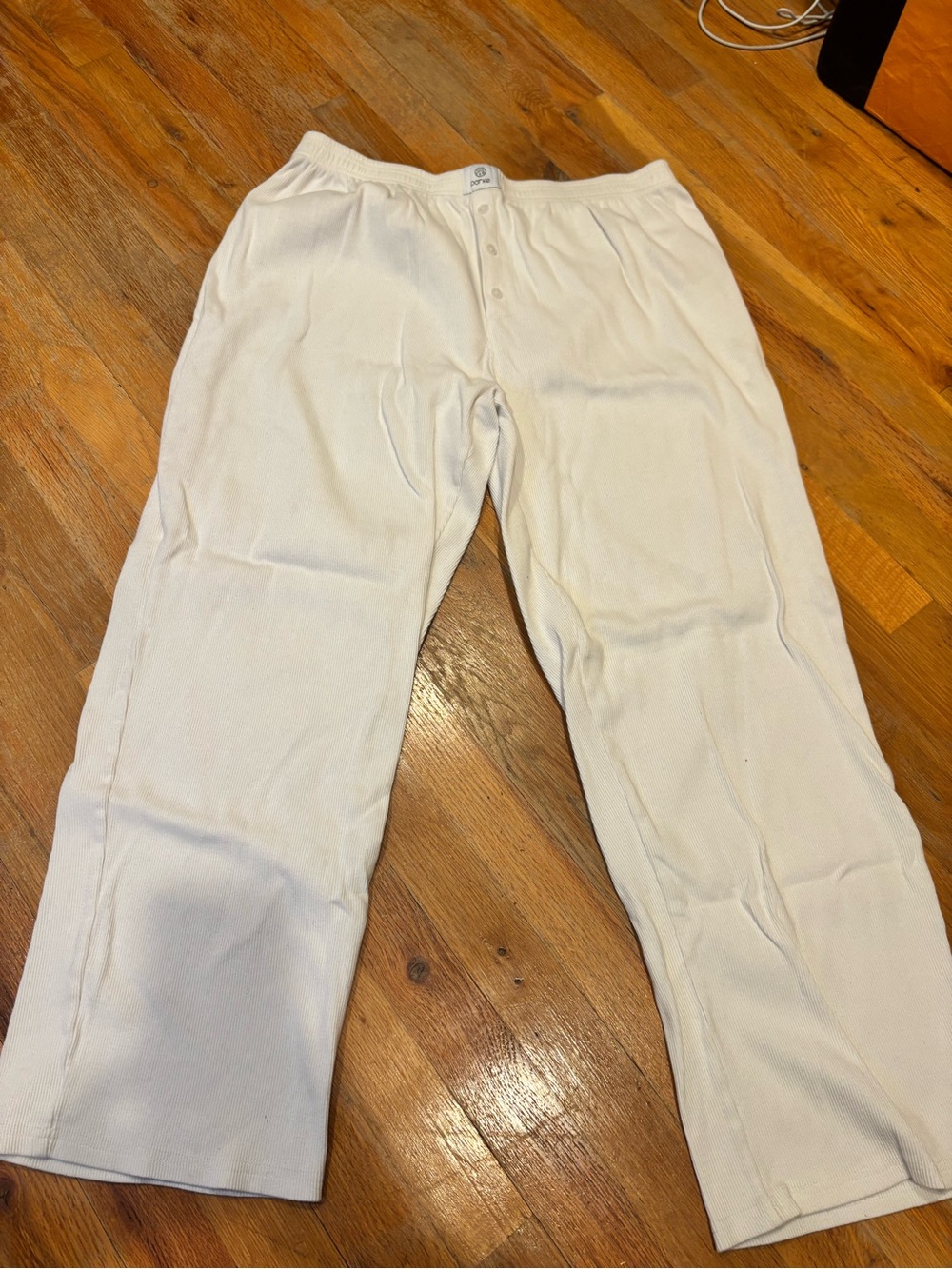 Women’s White Lounge Pants - Classic Cotton Blend